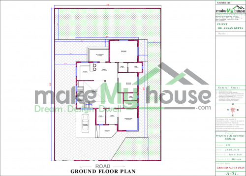 architecture drawing house plan