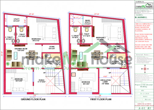 elevation design work