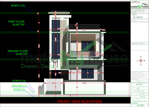 2 floor house exterior 