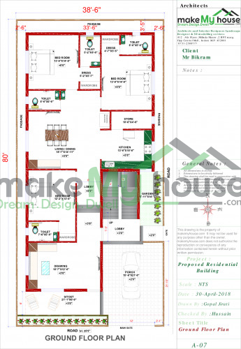 architecture drawing house plan