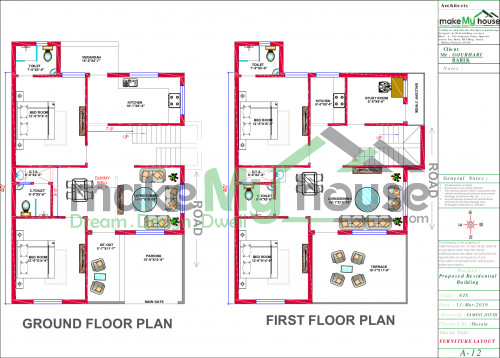 architecture drawing house plan