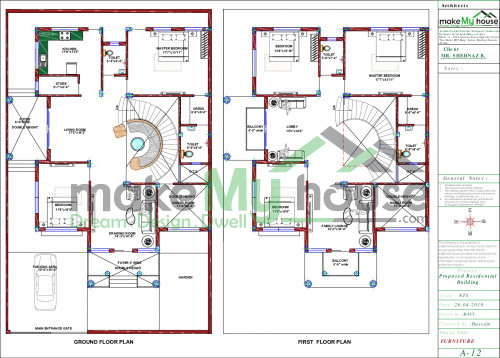 architecture drawing house plan