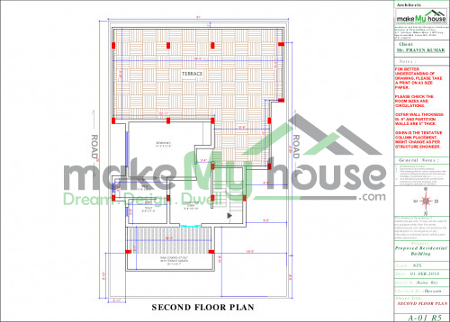 Triplex floor plan