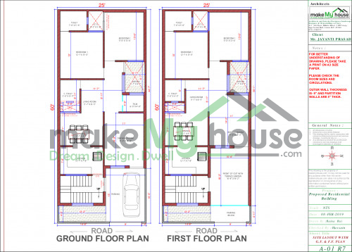 double storey house plan