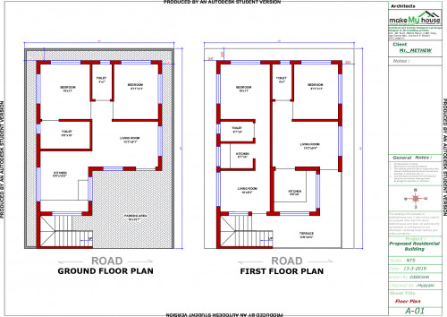 30x40 Floor Plan