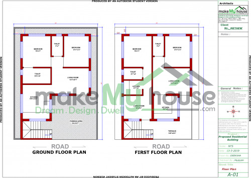 30x40 Floor Plan