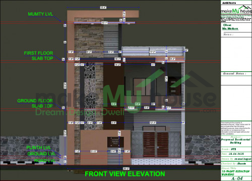 Floor Plan with Parking