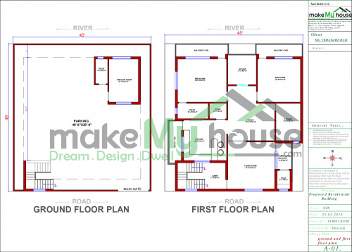 architecture drawing house plan