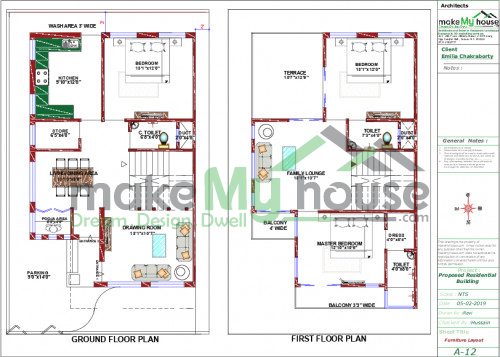 architecture drawing house plan