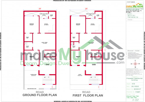 G+1 house design