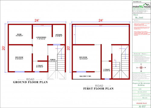 24x20 Floor Plan