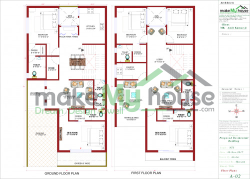 30x60 Floor Plan