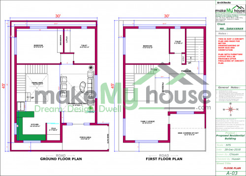 architecture drawing house plan