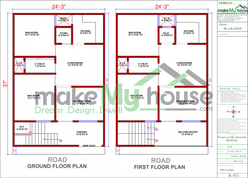 24x37 Floor Plan