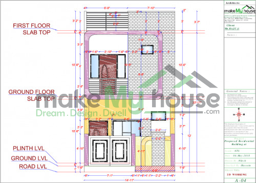 architecture drawing house plan