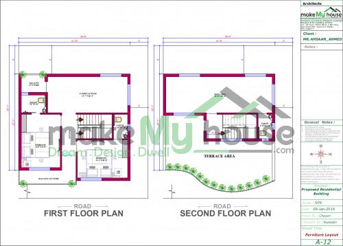 G+1 house design