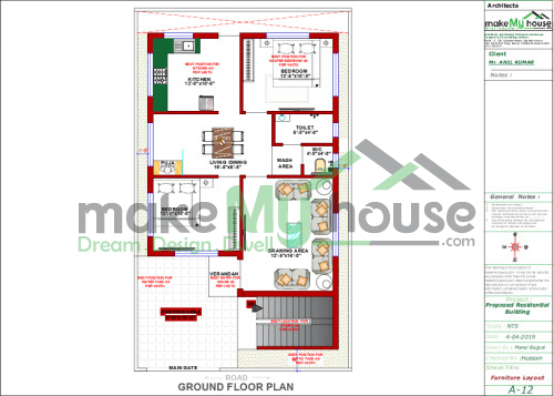 architecture drawing house plan