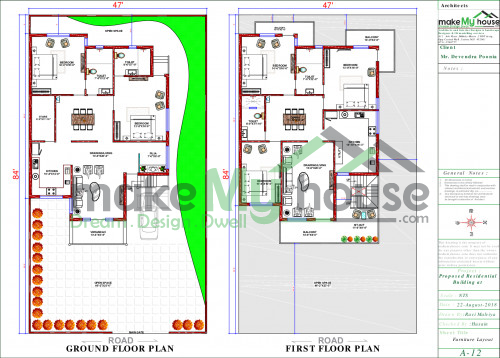 duplex floor plan