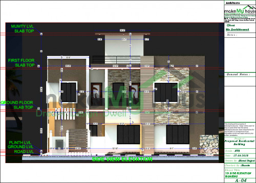 architecture drawing house plan