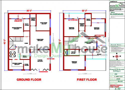 G+1 house design