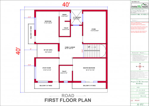 40x40 Floor Plan
