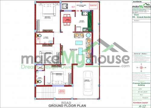 simple house floor plan