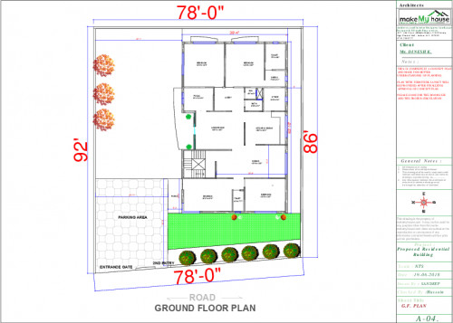 simple house floor plan