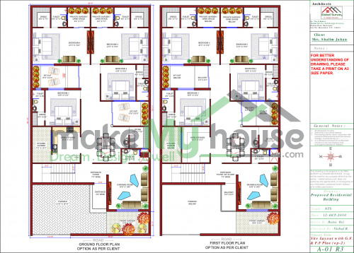 architecture drawing house plan