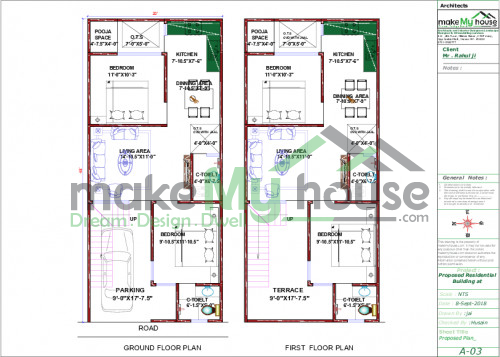 G+1 house design