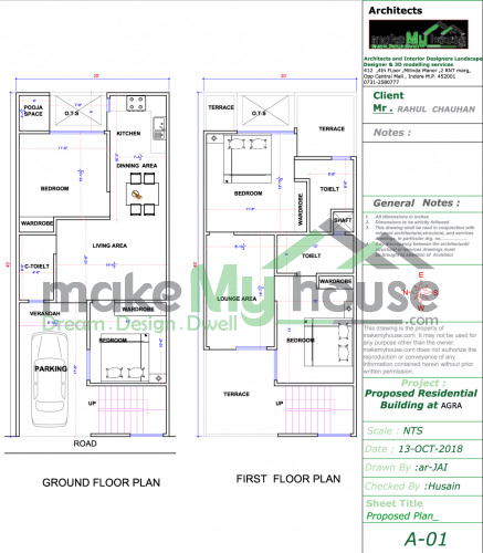 architecture drawing house plan