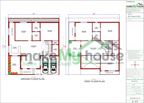 architecture drawing house plan