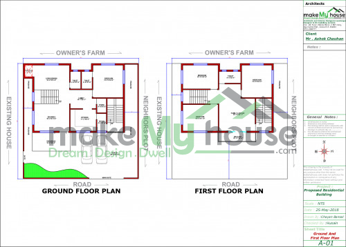 elevation design double floor