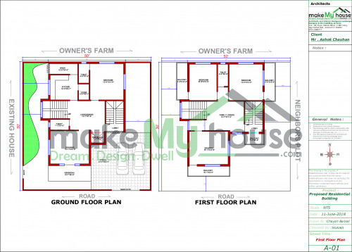 house front side design