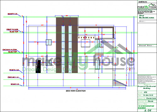 house front side design