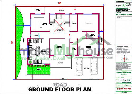 elevation design double floor