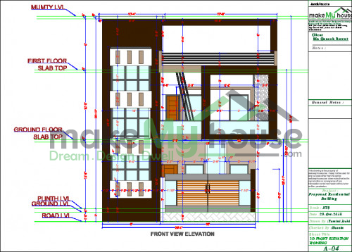 house front side design