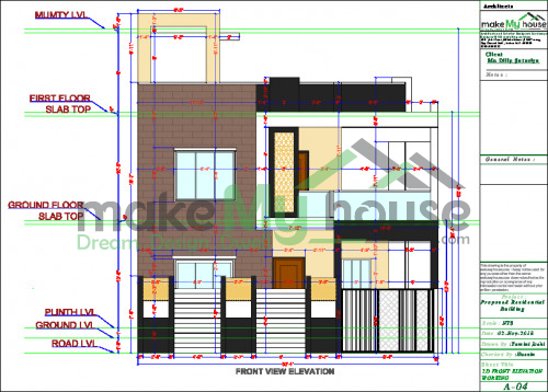 elevation design work