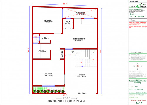 26x35 Floor Plan