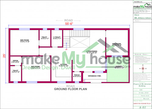 simple house floor plan