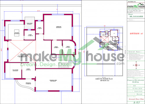 90x120 House Plan 90 By 120 Front