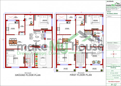 architecture drawing house plan