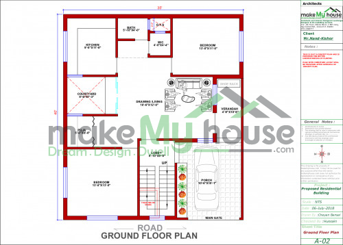 G+1 house design