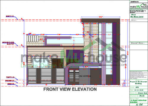 house front side design