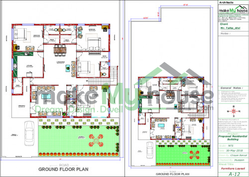 architecture drawing house plan