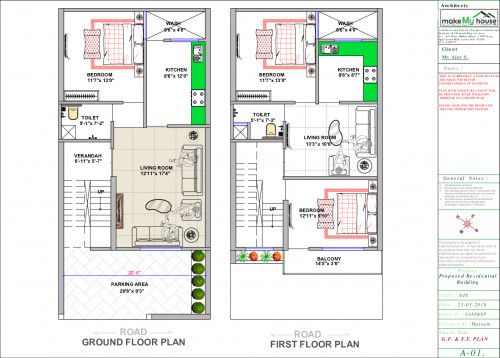 Floor Plan with Parking