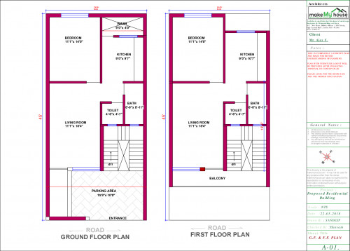 plan of duplex house