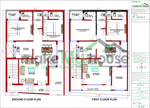 duplex floor plan