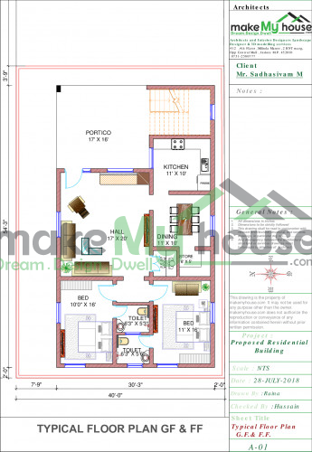 duplex floor plan