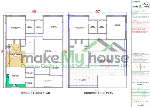 40x50 Floor Plan