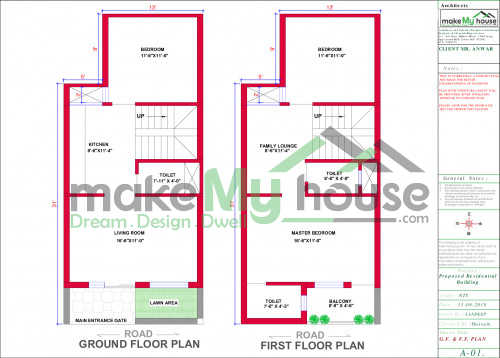 18ft x 40ft Home Design